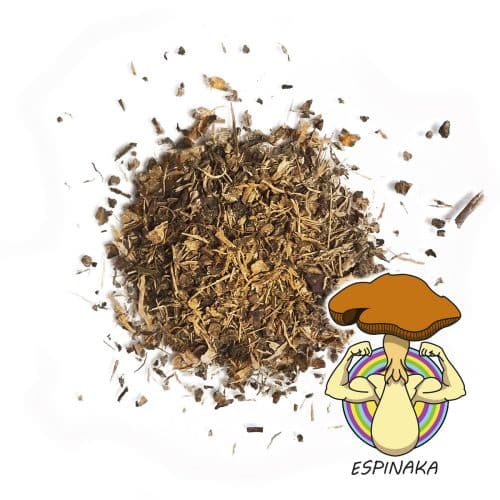hojas de kanna trituradas