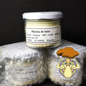 melena de leon en polvo frasco